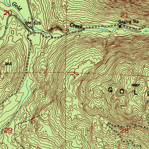 Topographic Map of Great Peninsula, WA