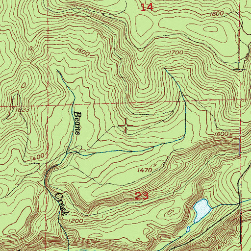 Topographic Map of Pierce County, WA