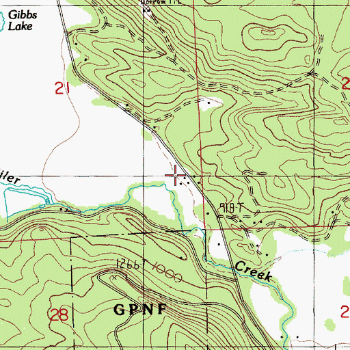 Topographic Map of Siler, WA