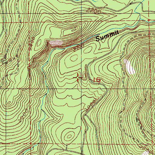 Topographic Map of Laurel Hill Outlook, WA