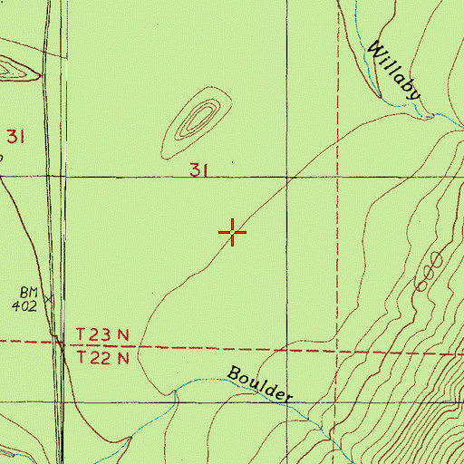 Topographic Map of Quinault Research Natural Area, WA