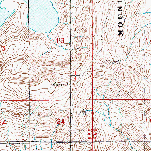 Topographic Map of Donnybrook Viewpoint, WA