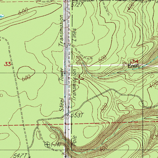 Topographic Map of Mason County, WA