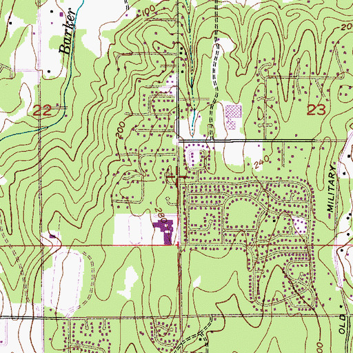 Topographic Map of Kitsap County, WA