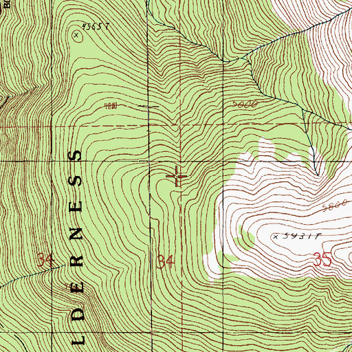 Topographic Map of Whatcom County, WA