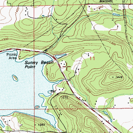 Topographic Map of Elbe Ranger Station, WA