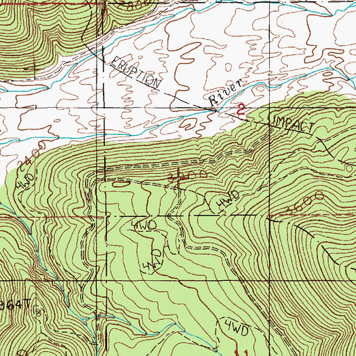 Topographic Map of Sheep Canyon Viewpoint, WA