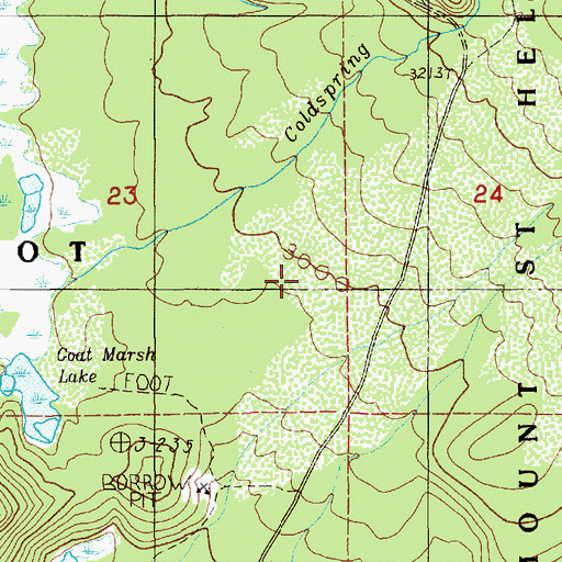 Topographic Map of Kalama River Trail, WA