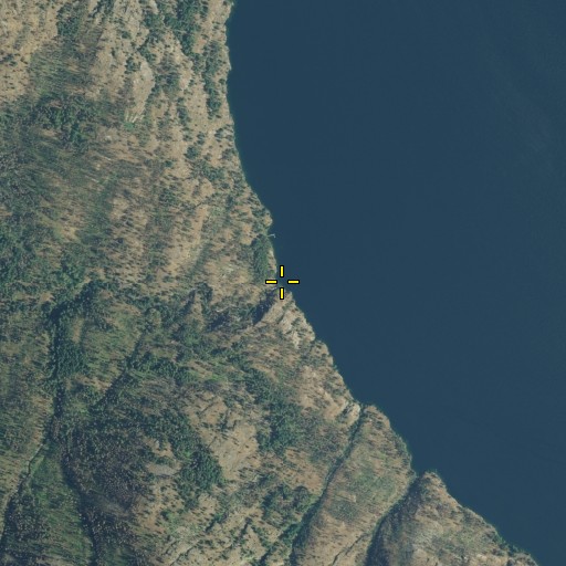 Aerial/Satellite Image of Domke Creek, WA