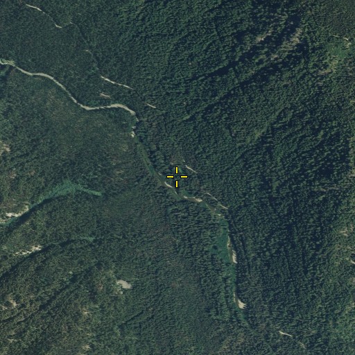 Aerial/Satellite Image of Spruce Grove Campground, WA