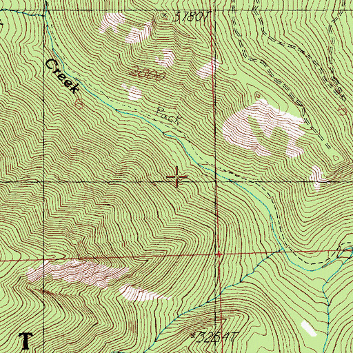 Topographic Map of Chiwaukum Creek, WA