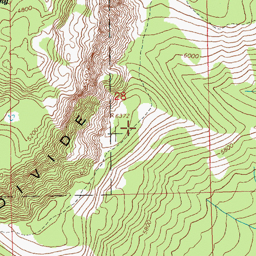 Topographic Map of Grey Rock Trail, WA