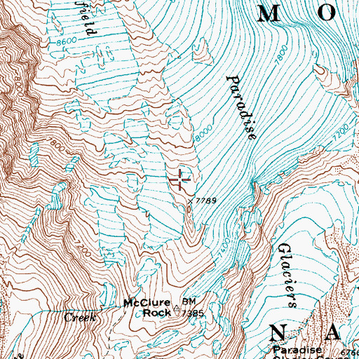 Topographic Map of The Sugarloaf, WA