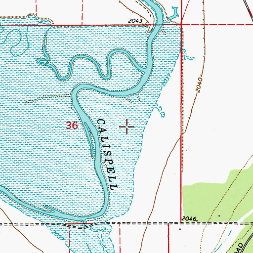 Topographic Map of Newport Ranger District, WA