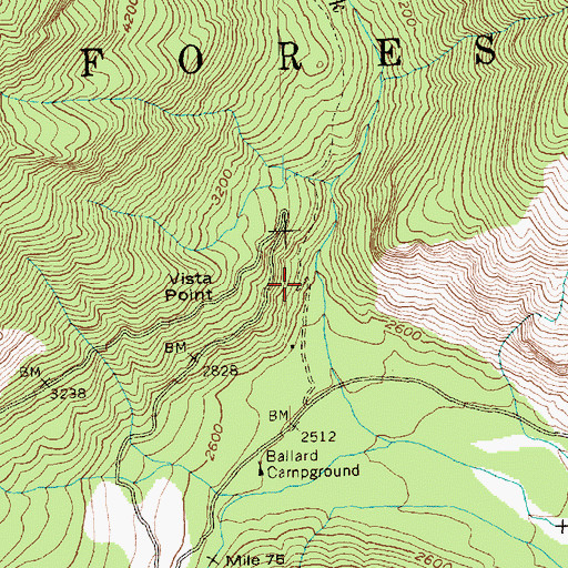 Topographic Map of Robinson Creek Trailhead, WA