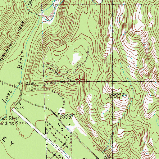 Topographic Map of Yellowjacket, WA