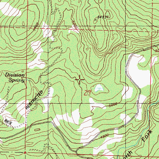 Topographic Map of Owl Spring, WA