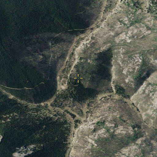 Aerial/Satellite Image of Handy Spring Campground, WA