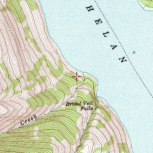Topographic Map of Manley Wham Campground, WA