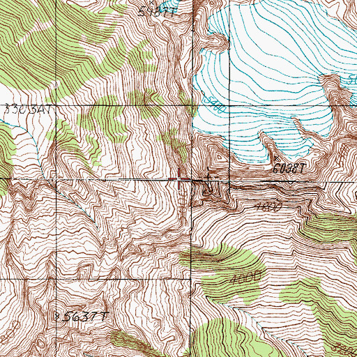 Topographic Map of Olympic Peninsula, WA