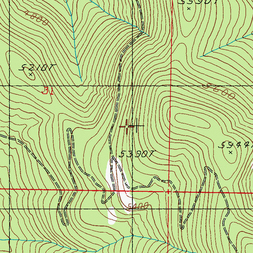 Topographic Map of Kettle River Range, WA