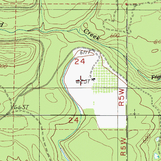 Topographic Map of Dennie Ahl Seed Orchard, WA