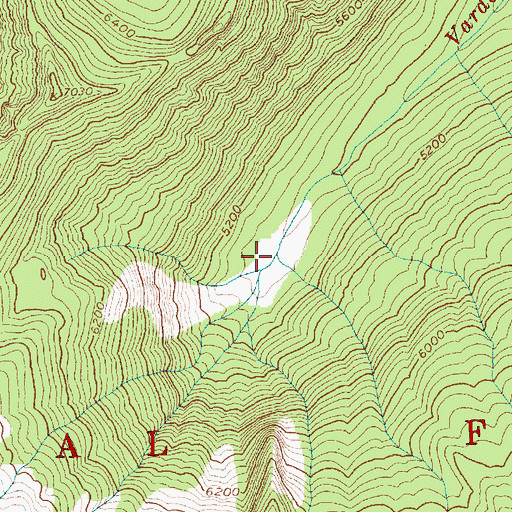 Topographic Map of Dolly Lake, WA