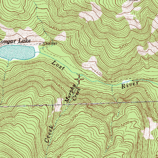 Topographic Map of Island Lake, WA