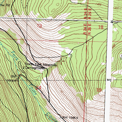 Topographic Map of Juniper Point, WA