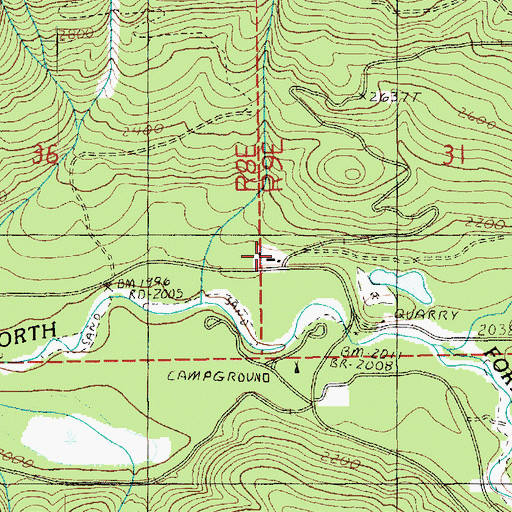 Topographic Map of Shuksan, WA