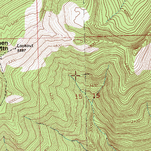 Topographic Map of Skykomish Ranger District, WA