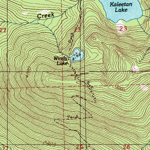 Topographic Map of North Bend Ranger District, WA