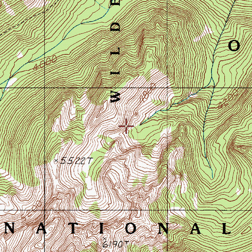 Topographic Map of Quilcene Ranger District (historical), WA