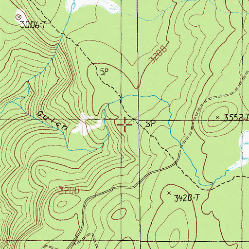 Topographic Map of Ridge Trail, WA