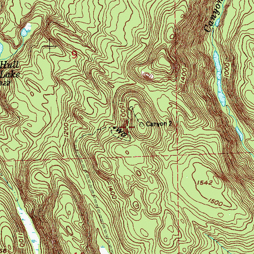 Topographic Map of Snoqualmie Lookout, WA