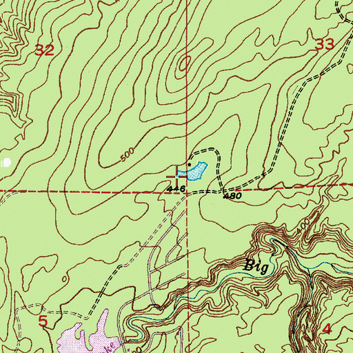 Topographic Map of Sprague Pond, WA