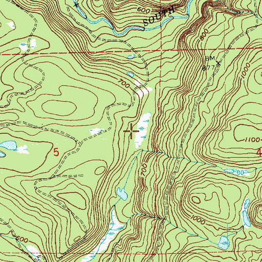 Topographic Map of Todd Lake, WA