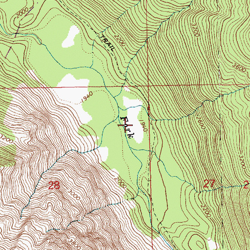 Topographic Map of Alturas Lake, WA
