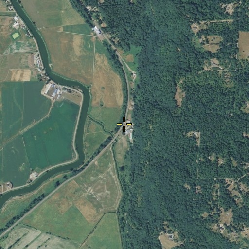 Aerial/Satellite Image of Bacus, WA