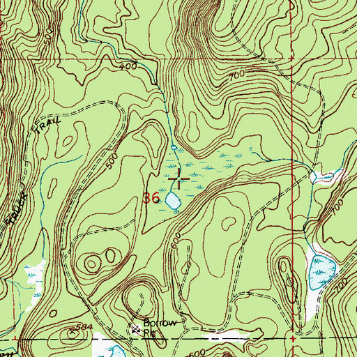 Topographic Map of Lake Dorothy, WA