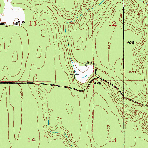 Topographic Map of Larson Lake, WA