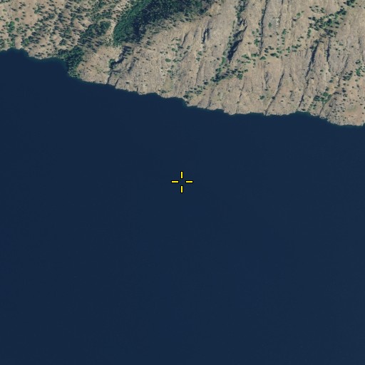Aerial/Satellite Image of Lake Chelan, WA