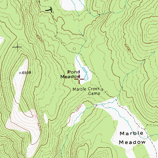 Topographic Map of Devil Lake, WA