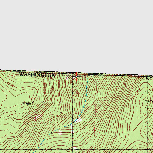 Topographic Map of Snehumption Creek, WA