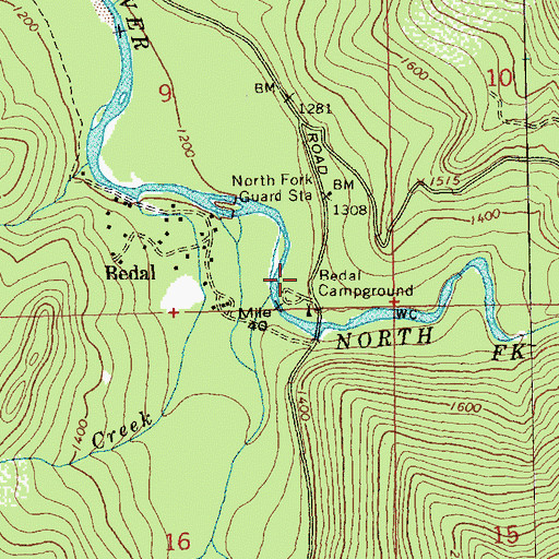 Topographic Map of Orient, WA