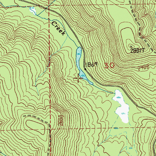 Topographic Map of Ohop Creek Ponds, WA