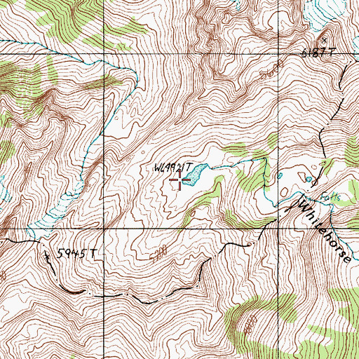 Topographic Map of Lake of the Angels, WA