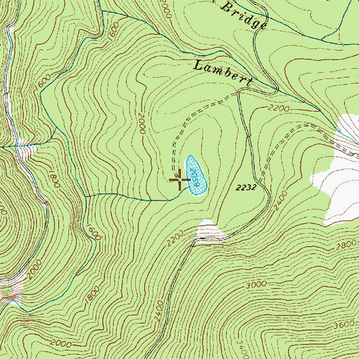 Topographic Map of Black Rock Pond, WA