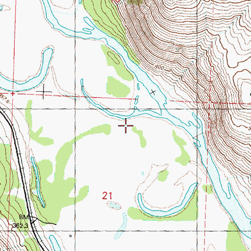 Topographic Map of Chopaka Valley, WA