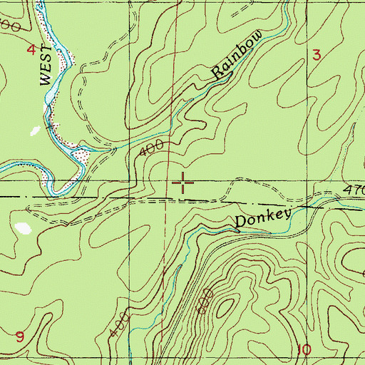 Topographic Map of Township 21-9, WA